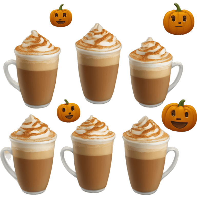 Pumkin spice latte emoji