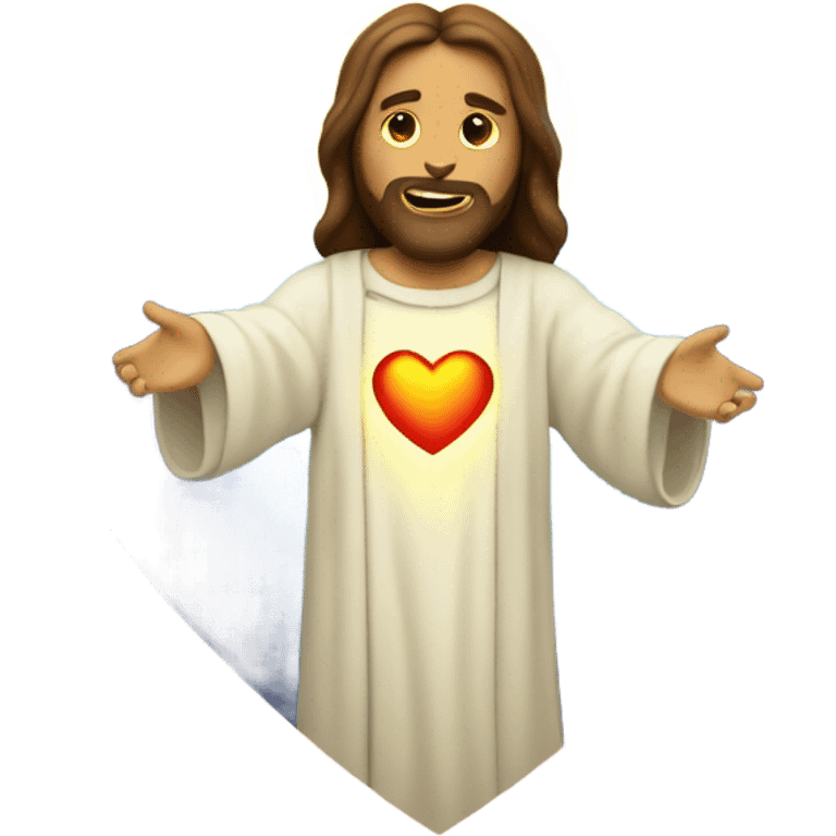 Jesus And heart emoji