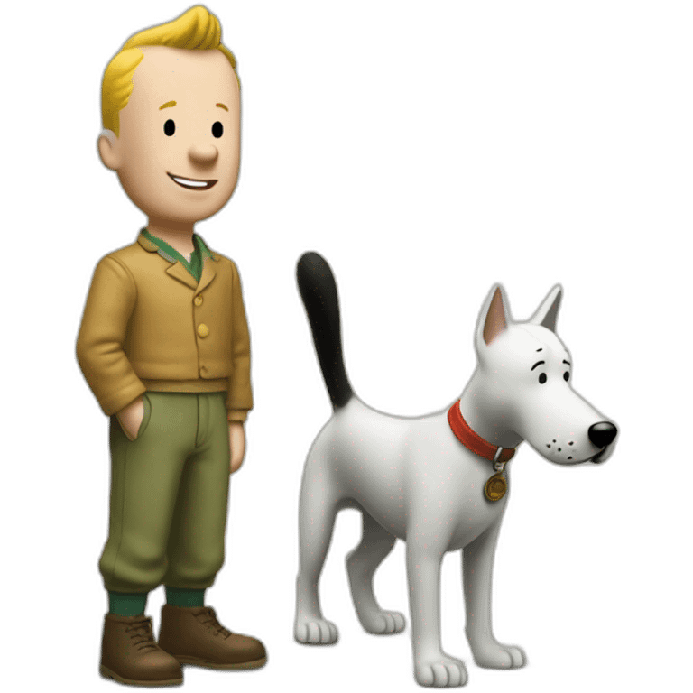 Tintin et milou emoji