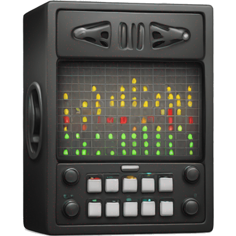 Equalizer on studio emoji