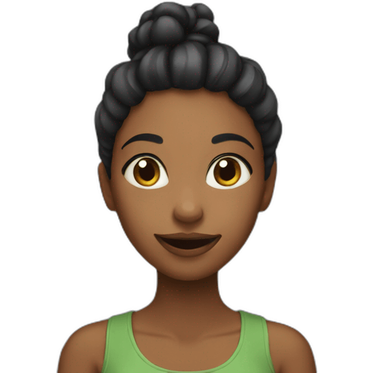 vegan girl emoji