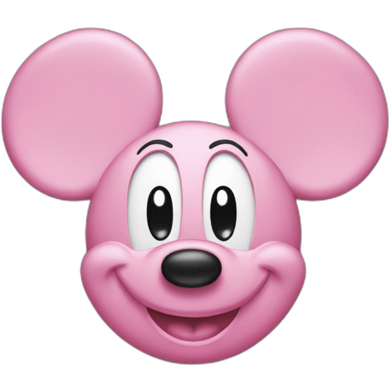 pink mickey-mouse emoji