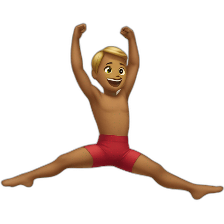 Retourné acrobatique emoji