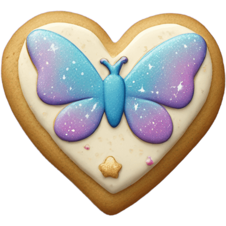 Fairy cookie heart emoji