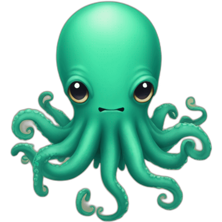 cute kraken HYPED emoji