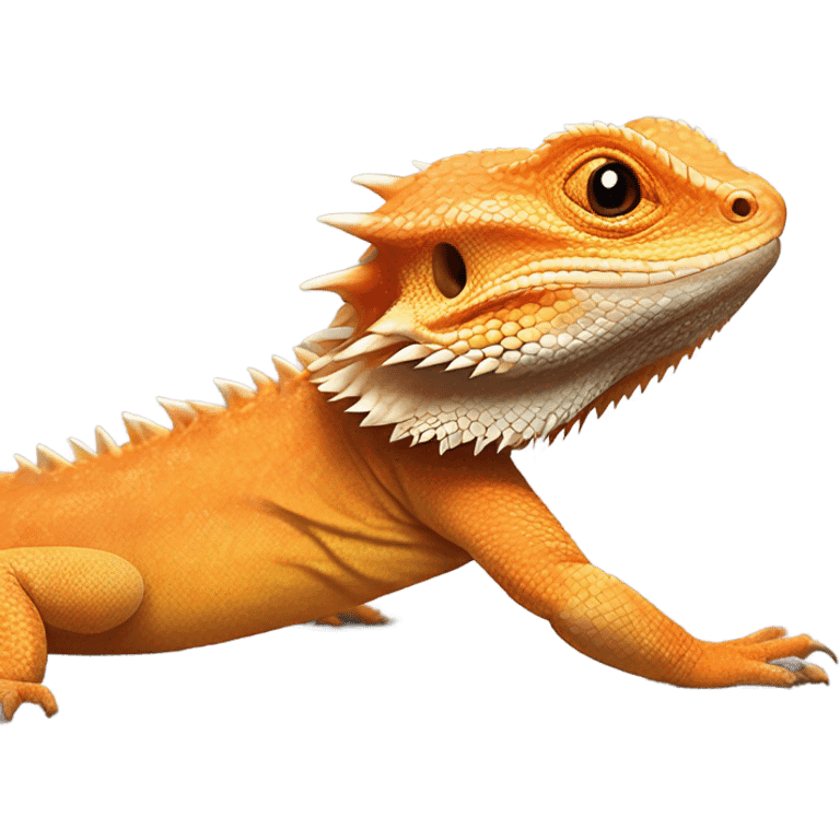 orange bearded dragon emoji