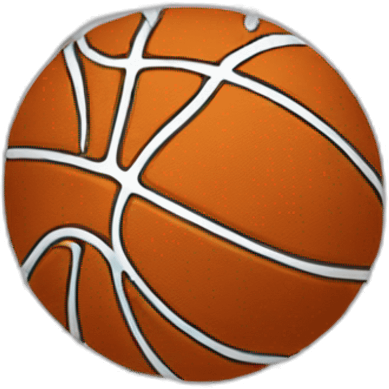 Basketball through net emoji