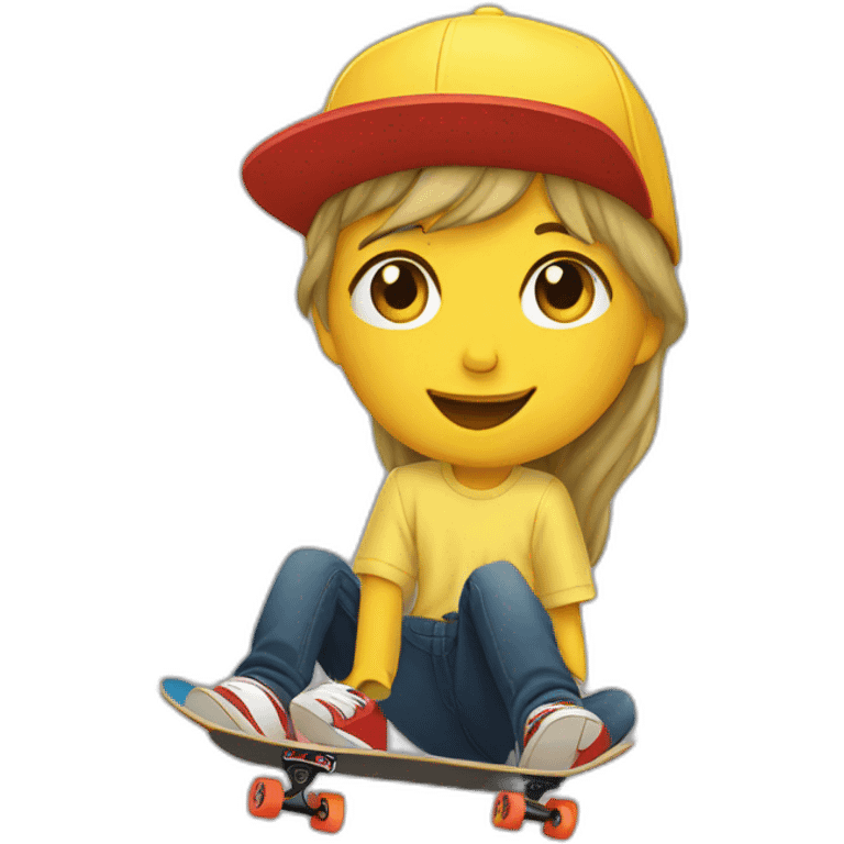 French boutique for skateboarding emoji