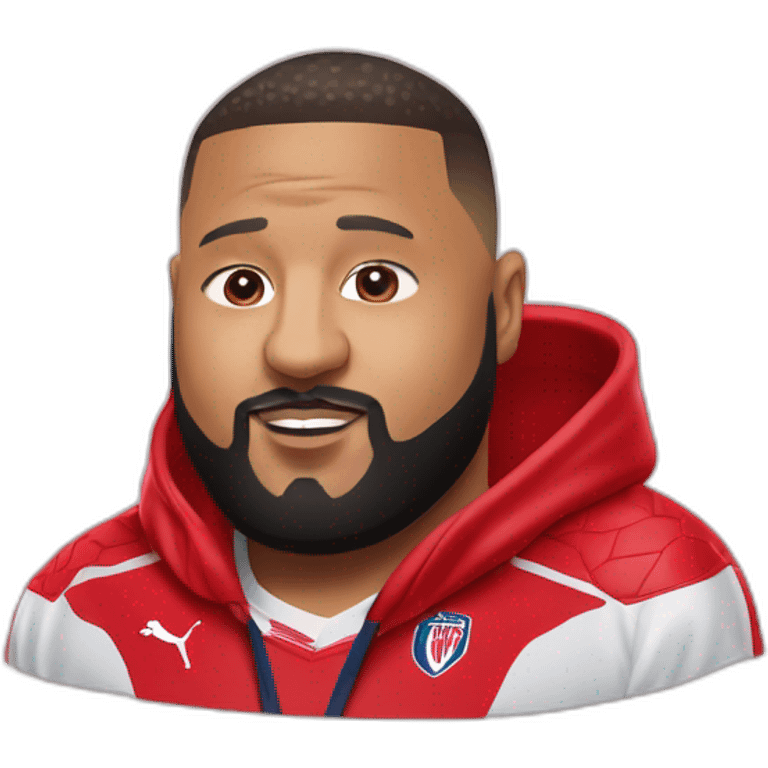 dj khaled in a losc soccer team shirt emoji