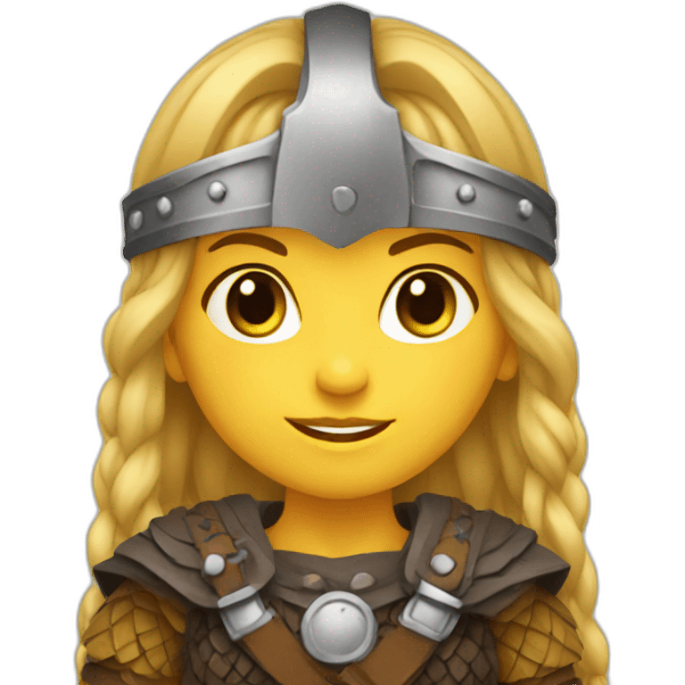 Viking girl emoji