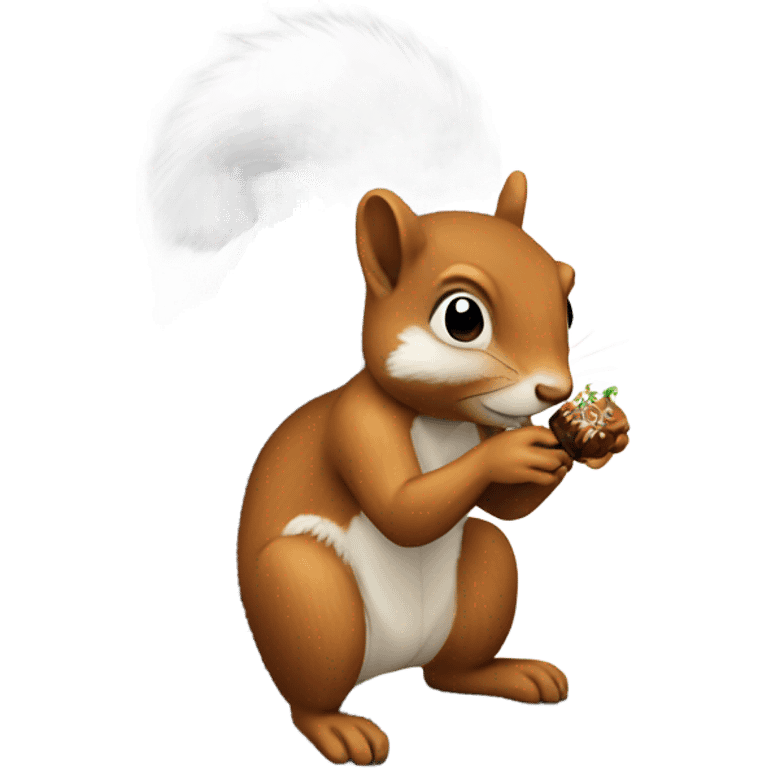 New years squirrel emoji