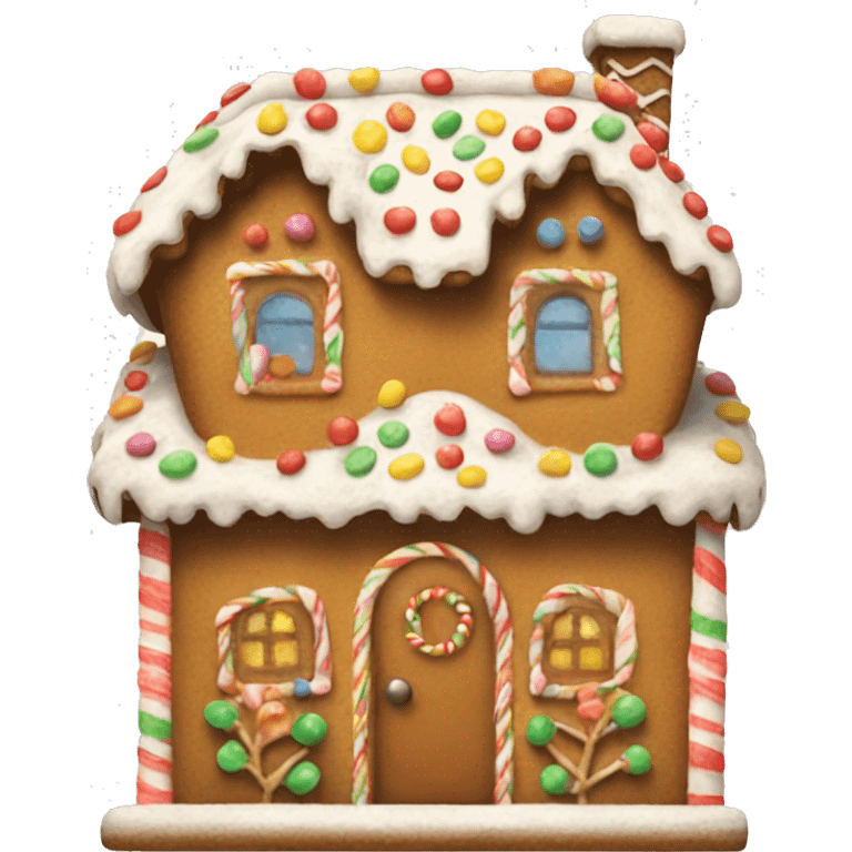 gingerbread house  emoji