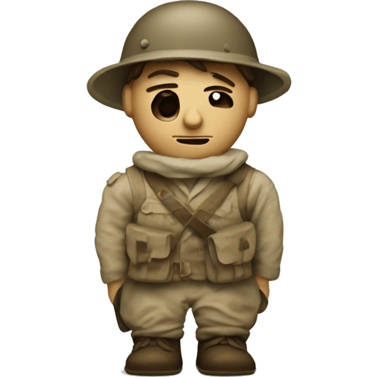 wounded ww1 soldier bandaged emoji