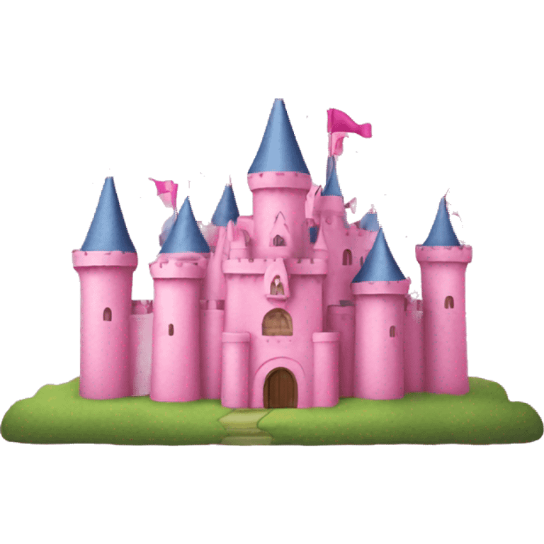 Pink castle emoji