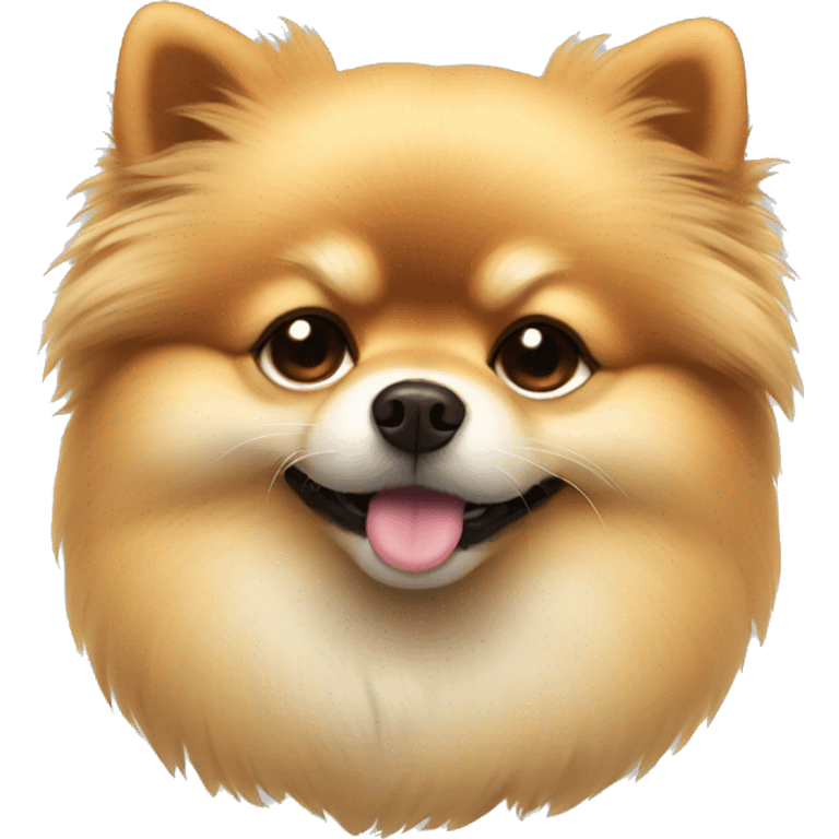 Pomeranian sleepy emoji