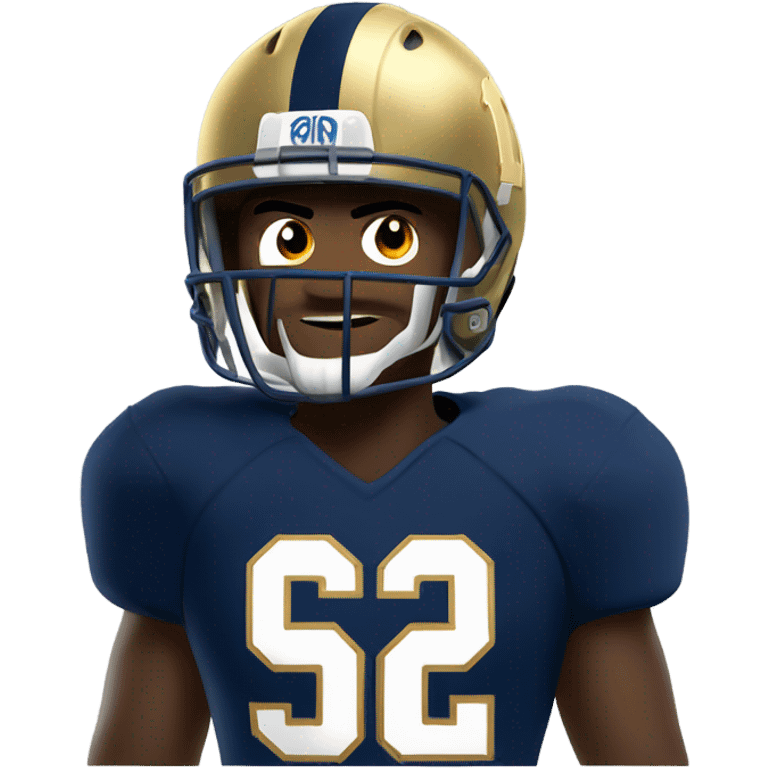  Notre dame football player emoji