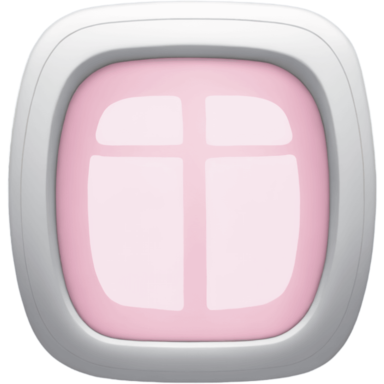 Light pink airplane window  emoji