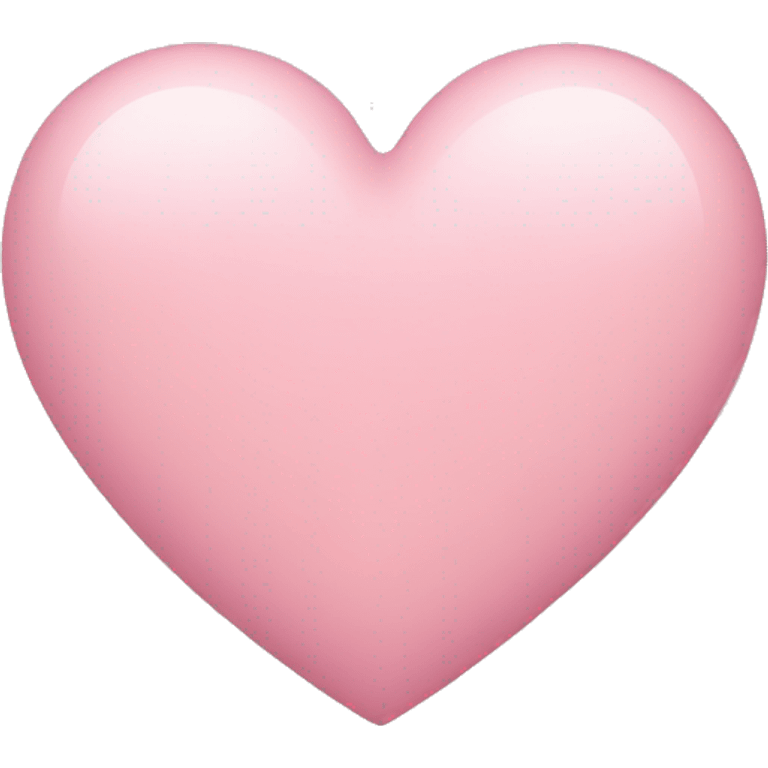 Light pink heart emoji