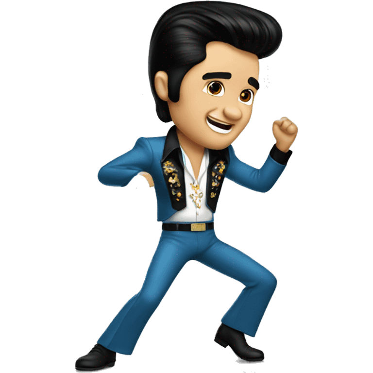 elvis presley dancing emoji