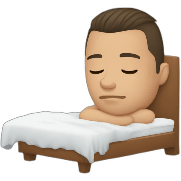 ronaldo entrain de dormir emoji