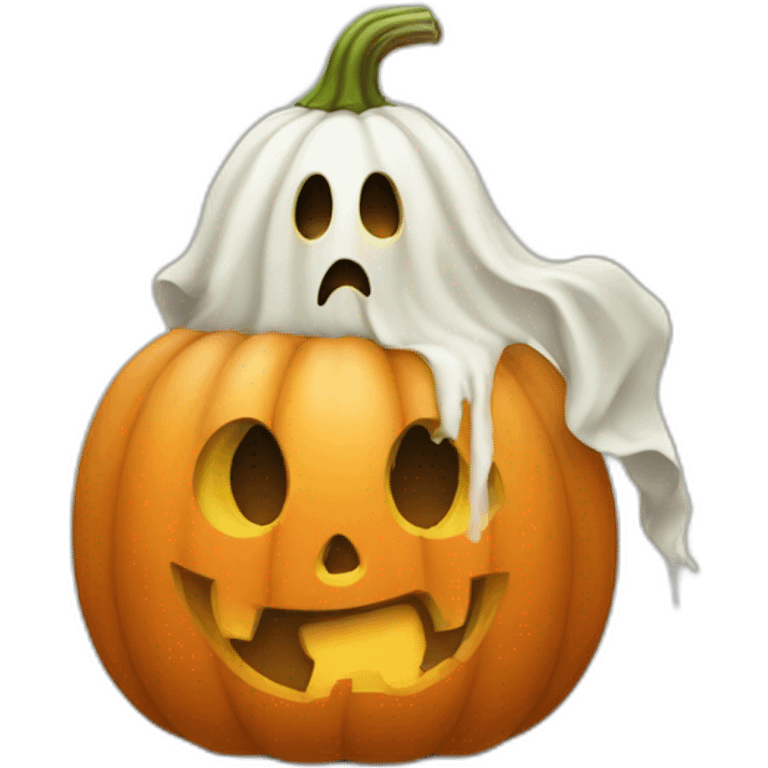 pumpkins-ghost emoji