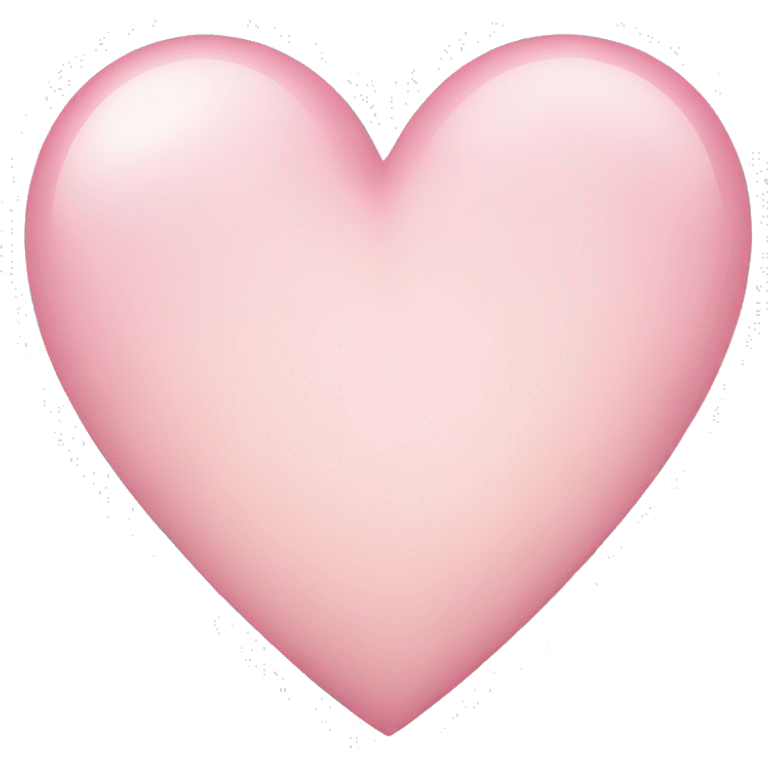 light pink heart emoji