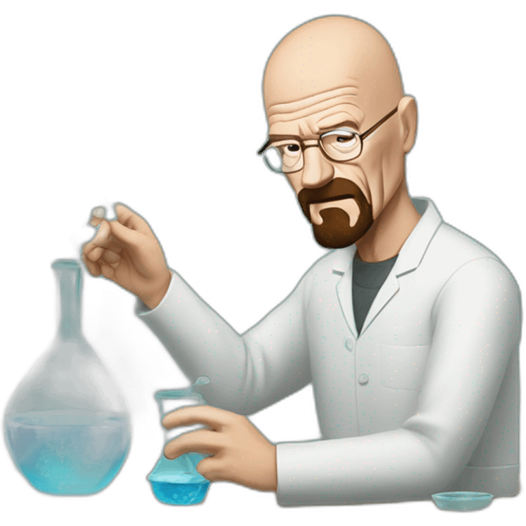 walter white making glass emoji