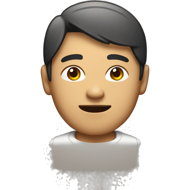 paper scanner + asian mixed man emoji