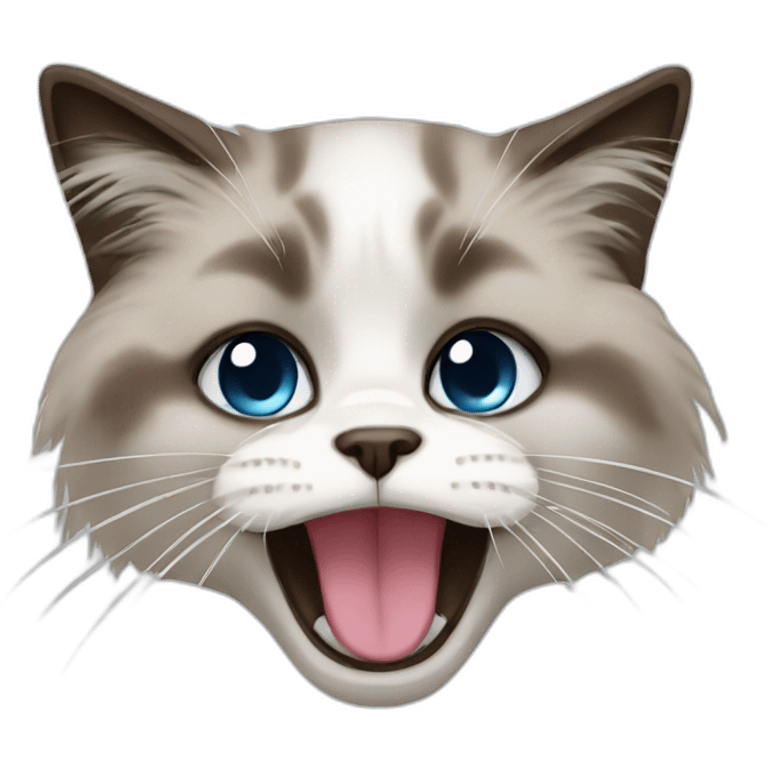 ragdoll cat crying emoji