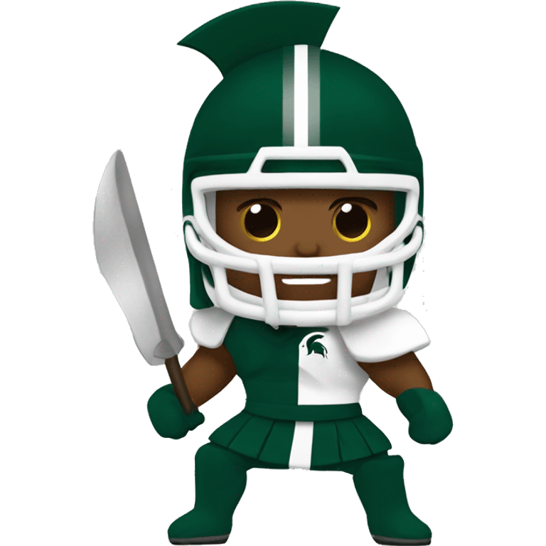 Michigan State Spartan emoji