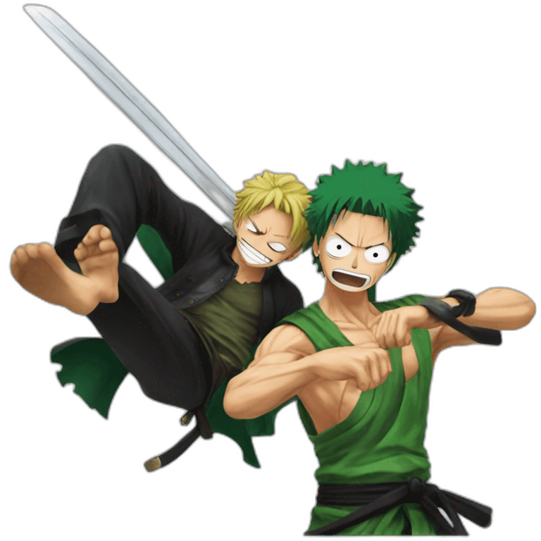 Zoro killing luffy emoji