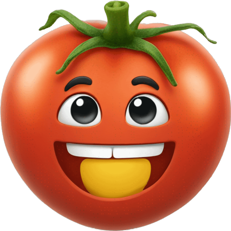 Smile tomato emoji