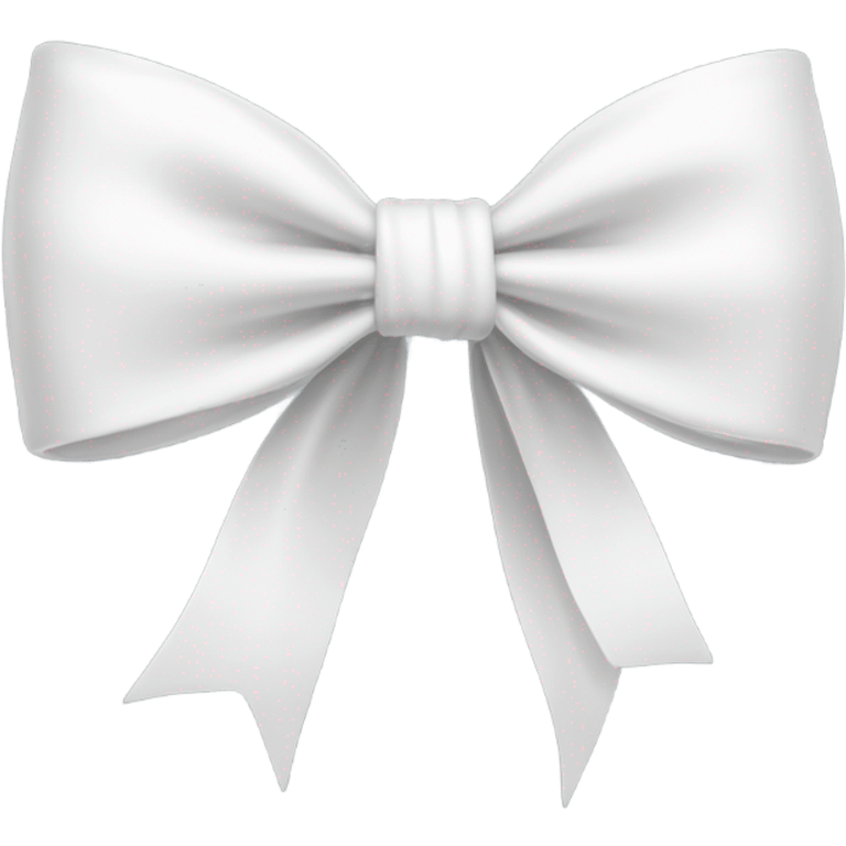 white bow emoji