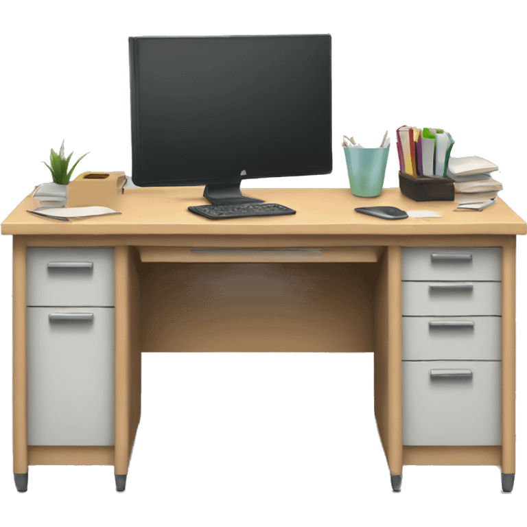 Office desk emoji