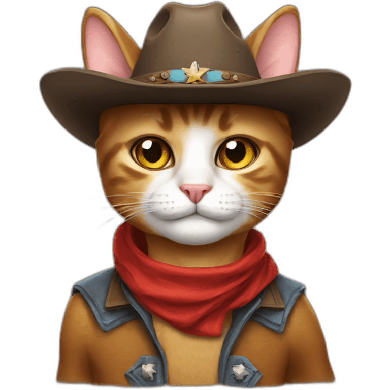 cowboy cat emoji