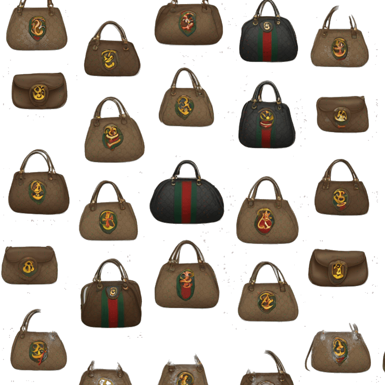 Gucci bag emoji