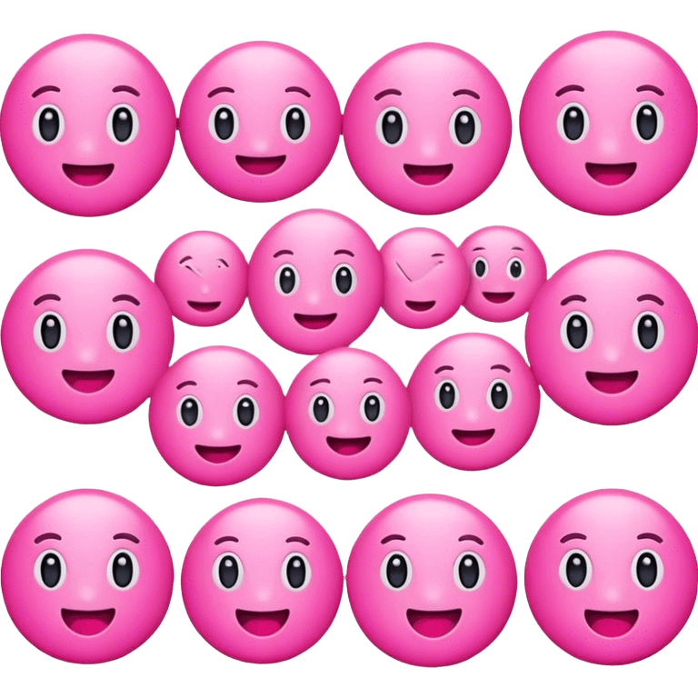 Pink emojis emoji