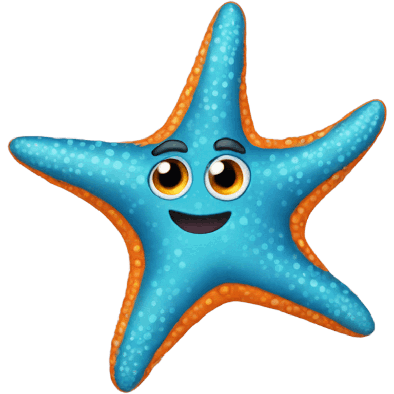 orange starfish  emoji