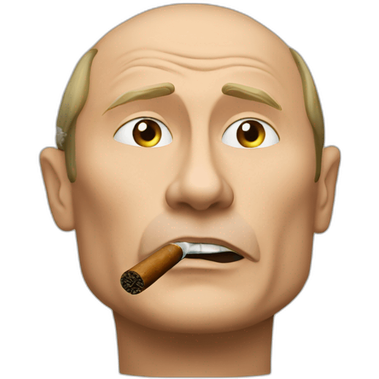 Putin smoking cigar  emoji