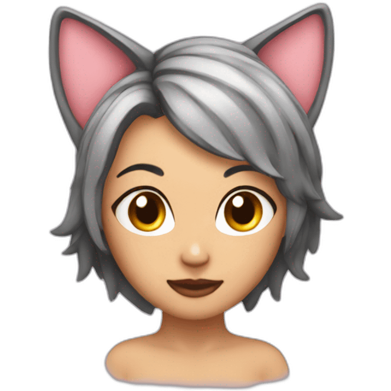 sexy cat ears emoji