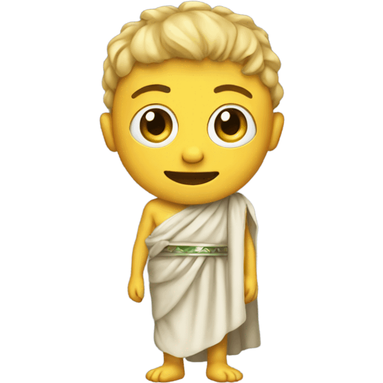 alien in a toga emoji