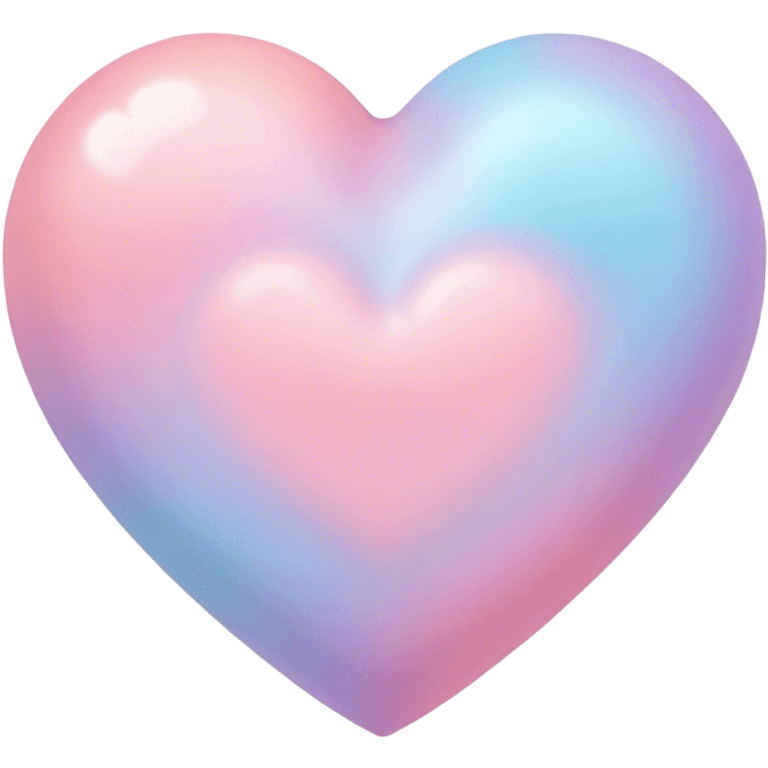 Pastel heart emoji