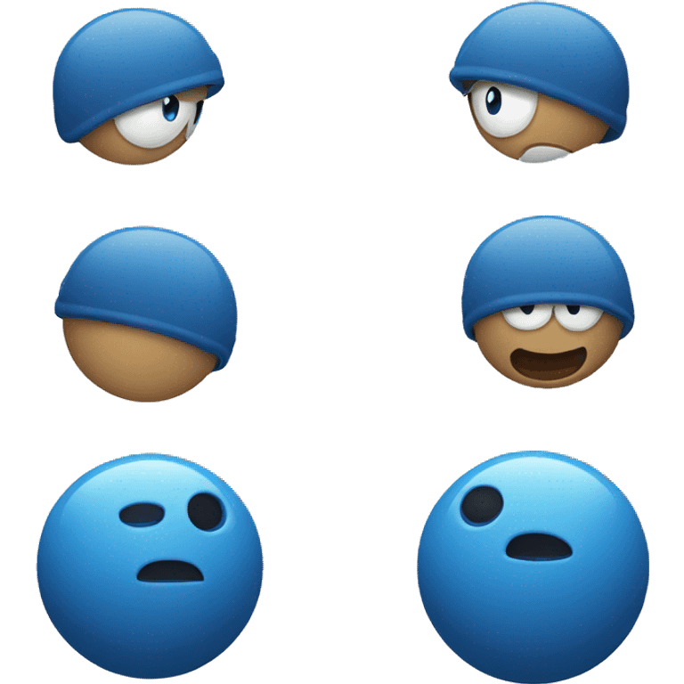 blue ball emoji