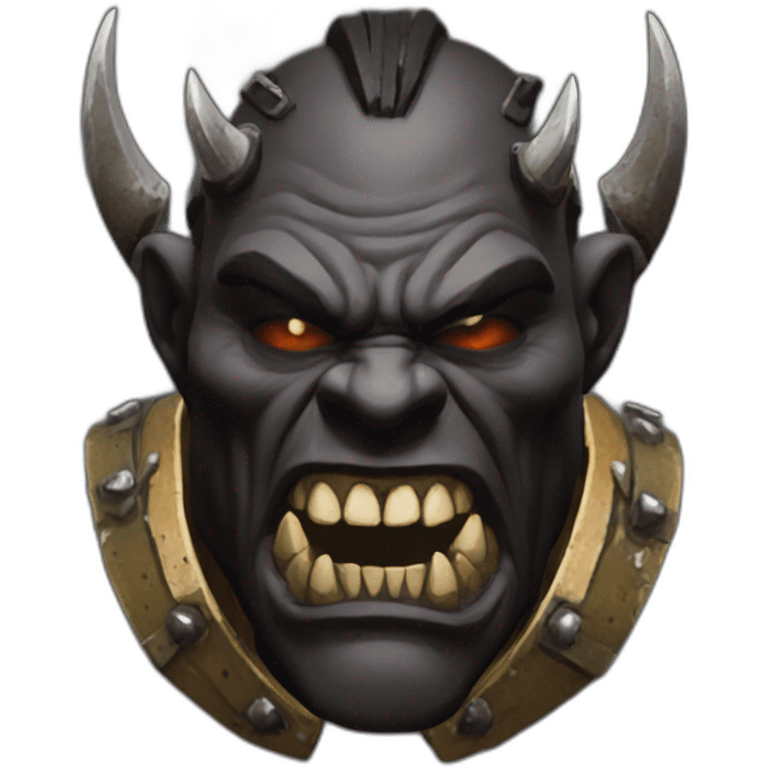 Warhammer online black ork emoji