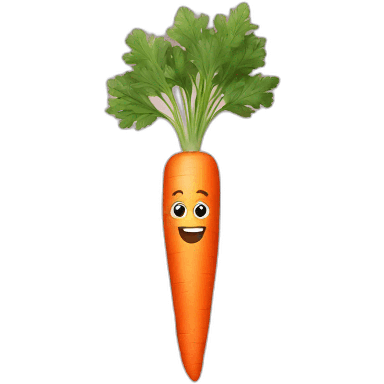 Carrot with a BBL emoji