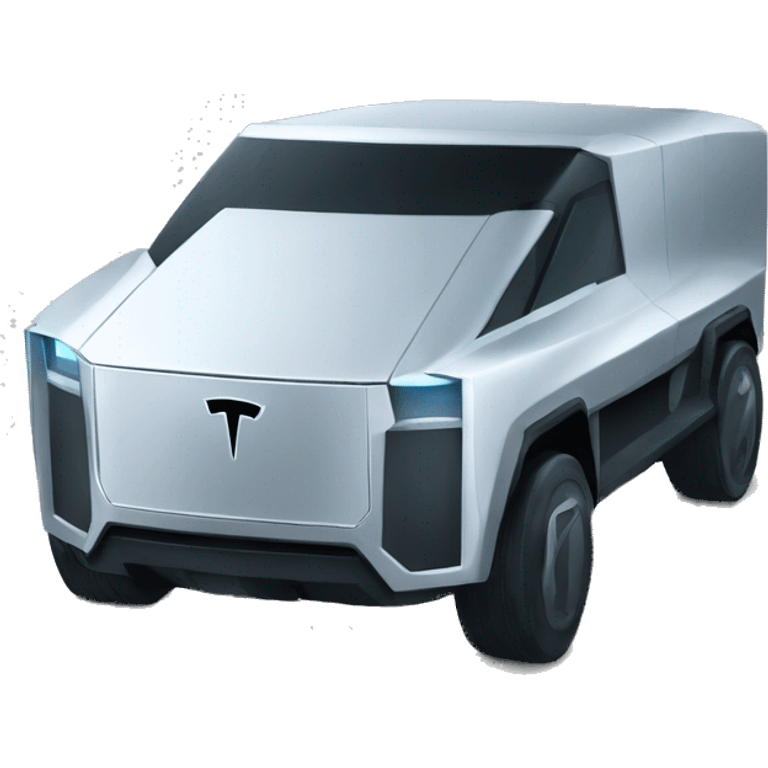 Une tesla cyber truck emoji