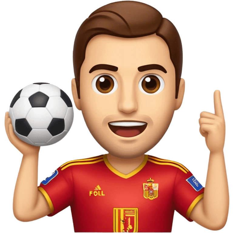 Cinematic Realistic La Liga Pop Culture Emoji, showcasing a dynamic portrayal of Spain's premier football league rendered with lifelike detail and energetic, modern lighting. emoji