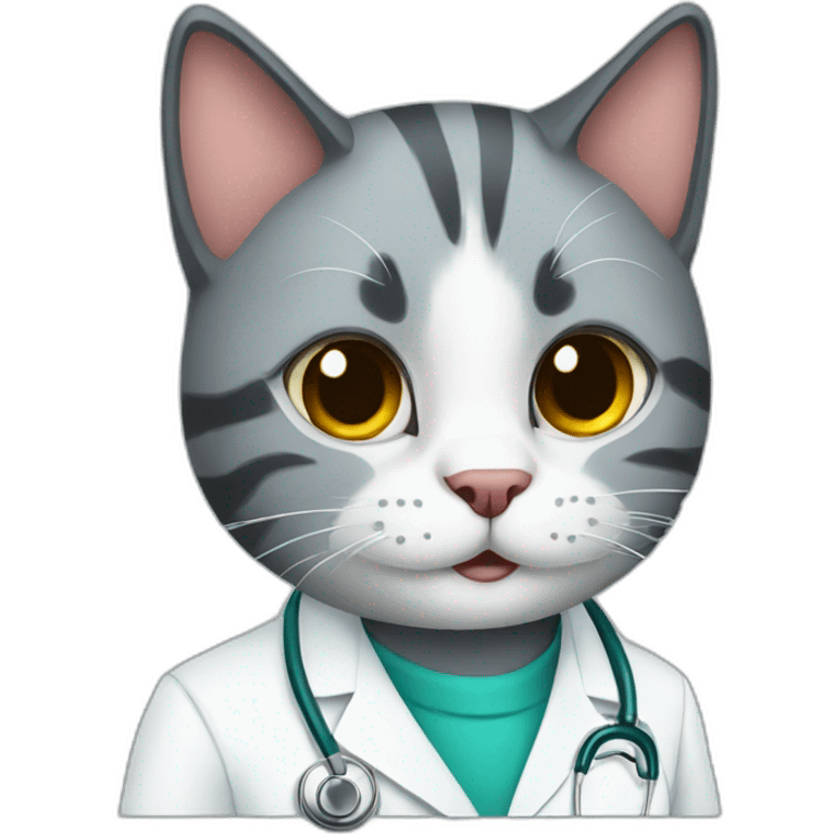 doctor cat emoji