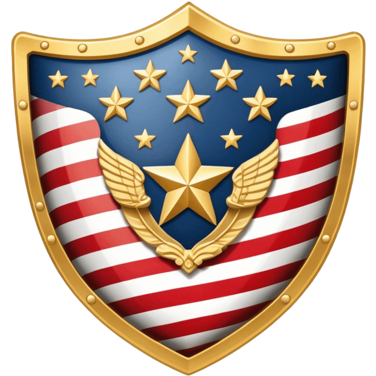 The American shield emoji