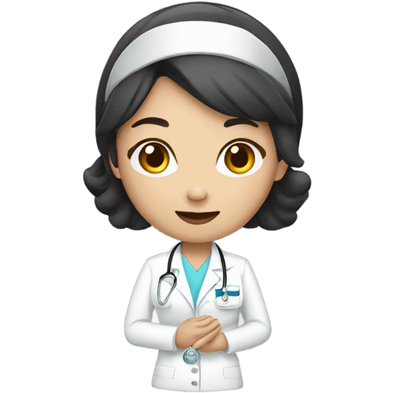 Asian Nurse with Diamond Ring emoji